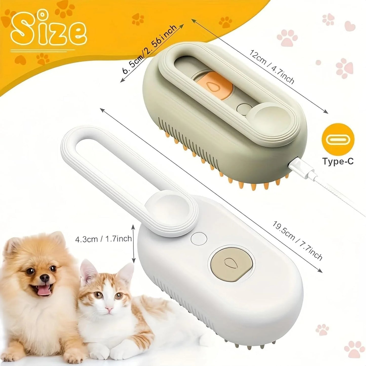 GlowGroom – Electric Pet Massage & Grooming Brush