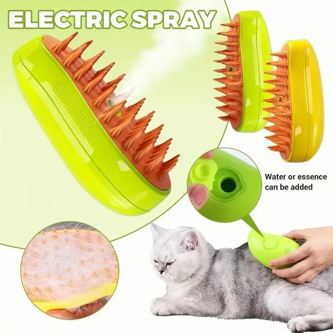 MistPaw – One-Click Spray Grooming Brush