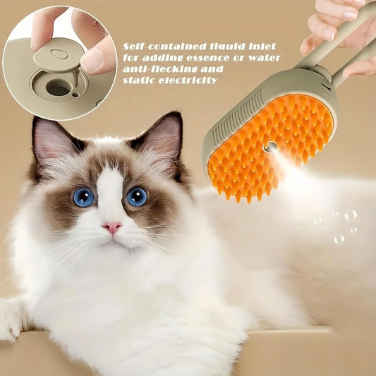 GlowGroom – Electric Pet Massage & Grooming Brush