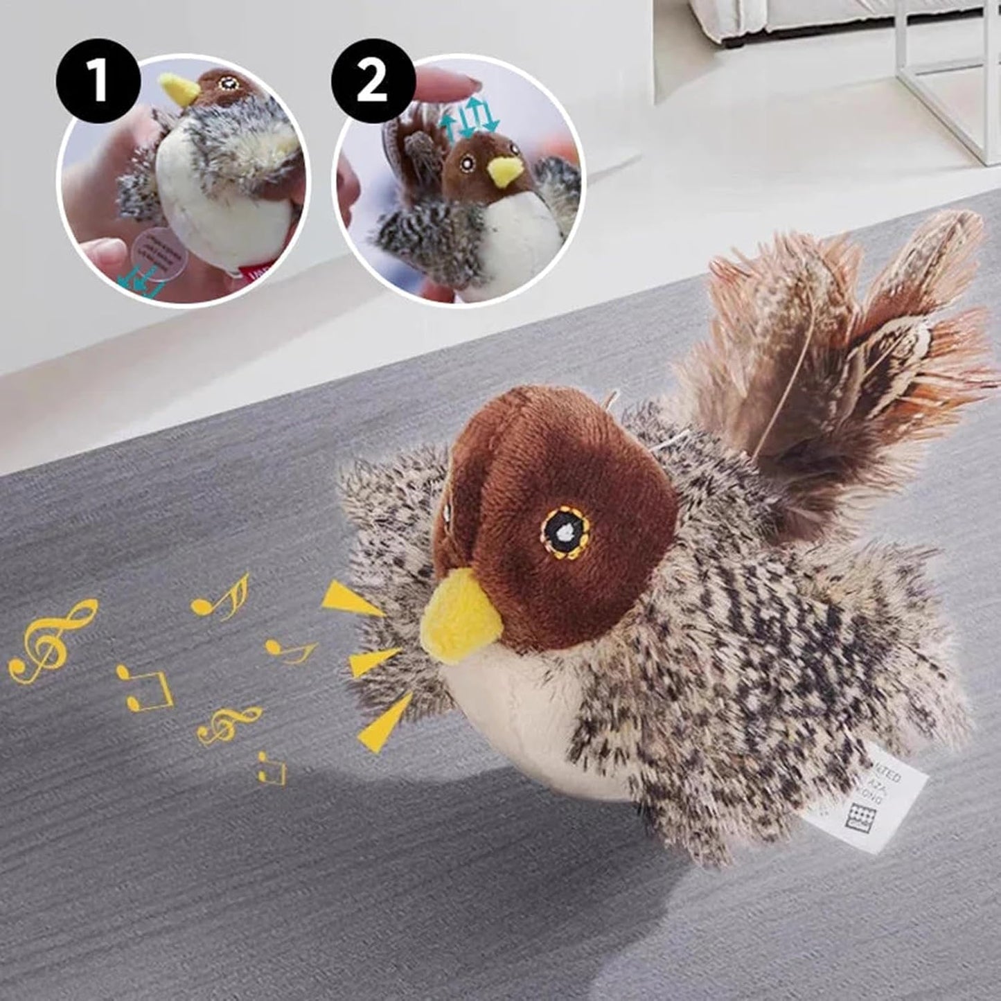 SkyChirp | Interactive Flying Bird Toy for Cats