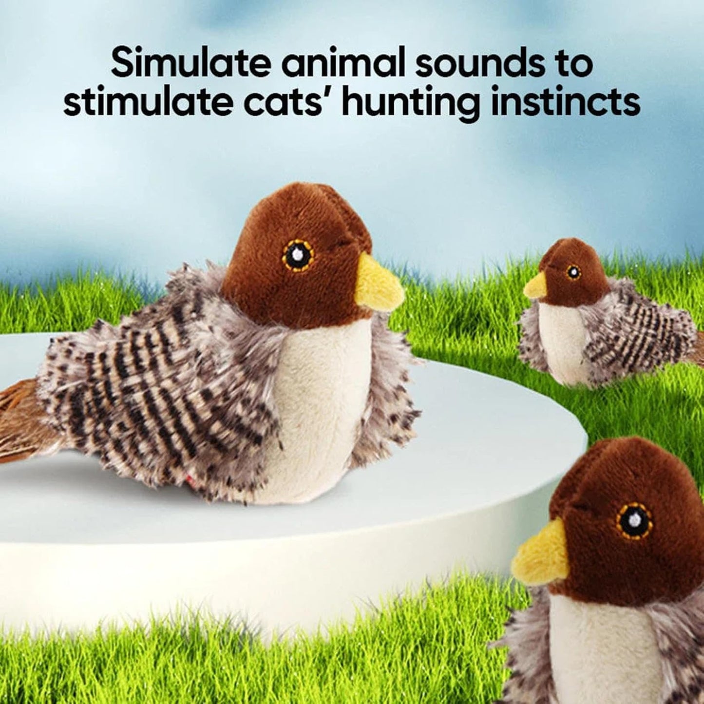 SkyChirp | Interactive Flying Bird Toy for Cats