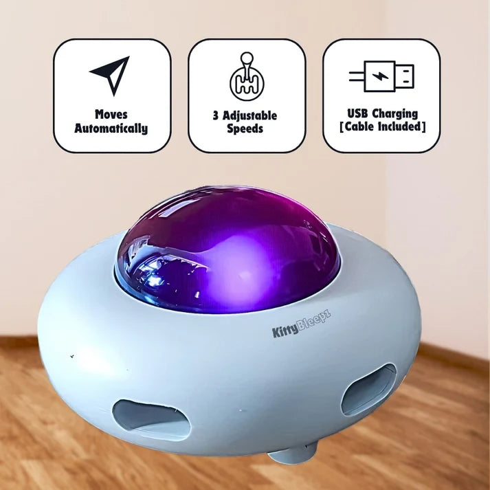 KittyBleepz – UFO Motion Toy for Curious Cats